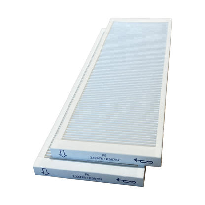 Pack of 2 Replacement M5 Filters for LWZ 170 E Plus / LWZ 370 Plus